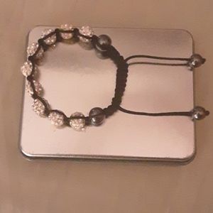 White sparkling  bracelet